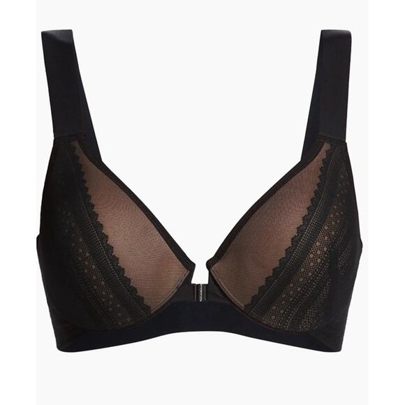 Spanx Brallelujah Allure 30061R Lace Full Coverage Bra in Black size 40D NWT $78 - Picture 1 of 9